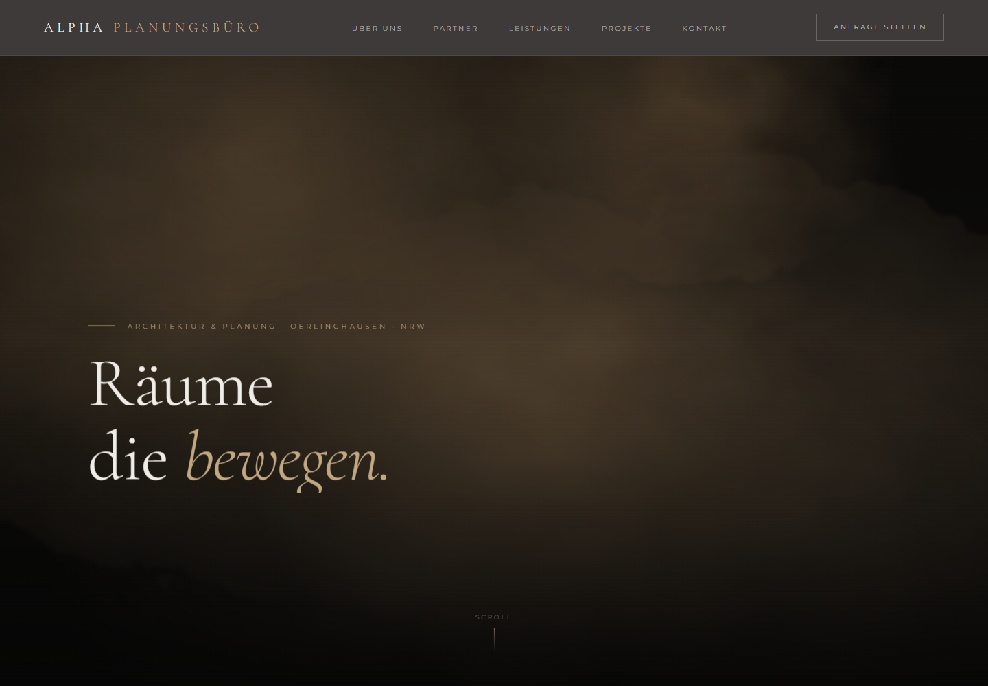 Webauftritt von Alpha Planungsbüro